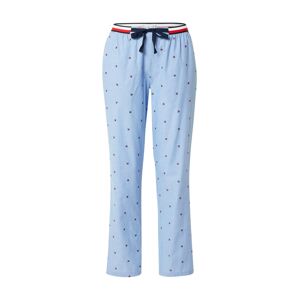 Tommy Hilfiger Underwear Pyžamové nohavice 'EMBRO'  svetlomodrá / tmavomodrá
