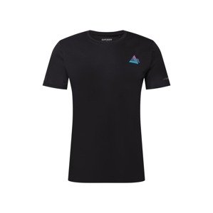 Superdry Funkčné tričko 'Beyond Limits'  čierna / neónovo modrá / neónovo ružová