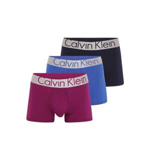 Calvin Klein Underwear Boxerky  fuksia / tmavomodrá / svetlomodrá