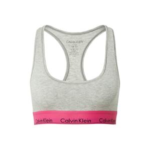 Calvin Klein Underwear Podprsenka  sivá melírovaná / ružová