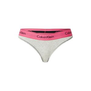 Calvin Klein Underwear Nohavičky  svetlosivá / ružová / čierna