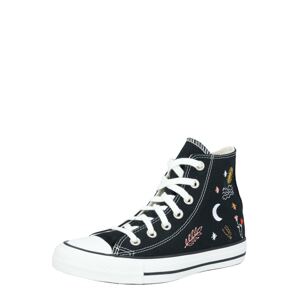 CONVERSE Sneaker ' Chuck Taylor All Star'  čierna / biela / žltá / červená / ružová