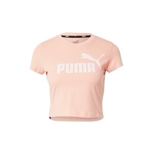 PUMA Sportshirt  marhuľová / biela