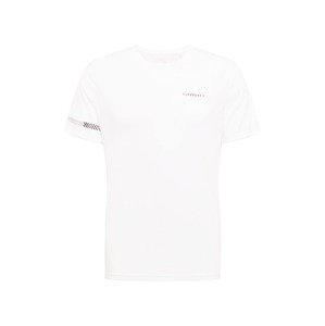 Superdry Funkčné tričko  biela / čierna / sivá