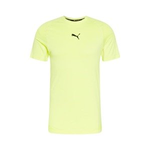 PUMA Funkčné tričko 'TRAIN TECH EVOKNIT'  neónovo žltá / čierna