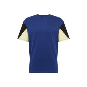 PUMA Funkčné tričko 'REBEL Advanced'  modrá / čierna / svetložltá