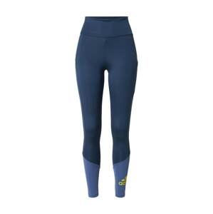 ADIDAS PERFORMANCE Športové nohavice  tmavomodrá / dymovo modrá / zlatá žltá
