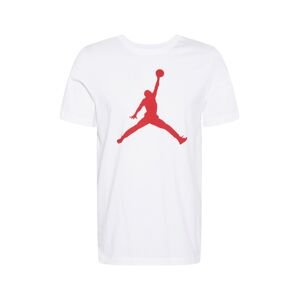 Jordan Funkčné tričko  červená / biela