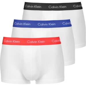 Calvin Klein Underwear Boxerky  biela / čierna / kráľovská modrá / svetločervená