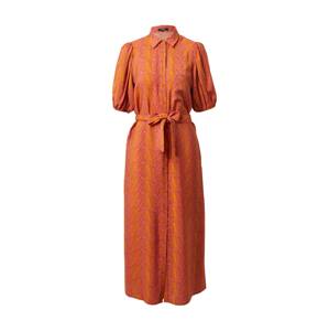 FRNCH PARIS Košeľové šaty  oranžová / koralová