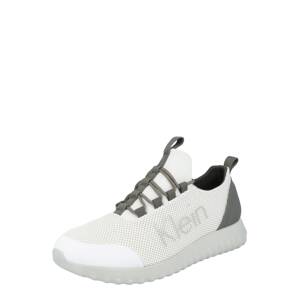 Calvin Klein Jeans Nízke tenisky  biela / sivá