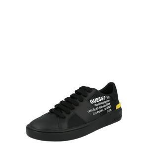GUESS Sneaker 'VERONA'  čierna / biela / žltá