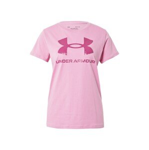 UNDER ARMOUR Funkčné tričko  ružová / pitaya