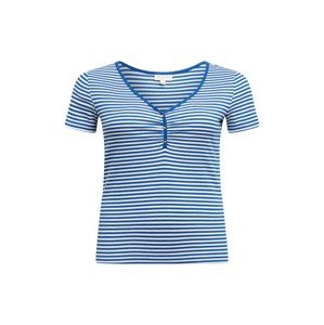 ONLY Carmakoma T-Shirt  biela / modrá