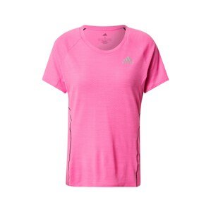 ADIDAS PERFORMANCE Funkčné tričko 'Runner'  ružová / čierna / sivá