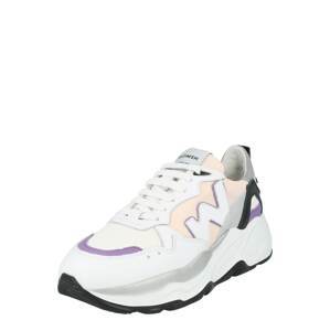 WOMSH Sneaker 'FUTURA'  biela / ružová / svetlofialová / sivá / čierna