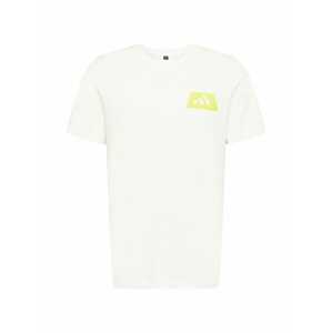 ADIDAS PERFORMANCE Funkčné tričko 'REPEAT'  biela / žltá