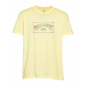 BILLABONG Funkčné tričko 'ARCH SS'  zlatá žltá / hnedá / svetložltá