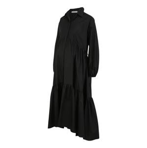 IVY OAK MATERNITY Košeľové šaty 'PRIMULA'  čierna