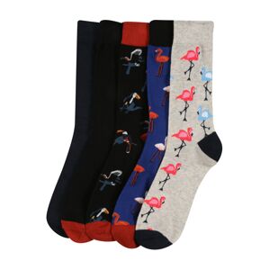 JACK & JONES Ponožky 'SUMMER FLAMINGO'  zmiešané farby