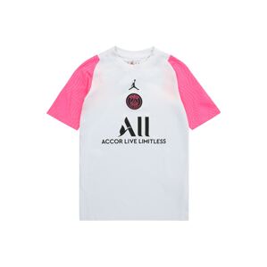 Jordan Funkčné tričko 'PSG'  biela / ružová / čierna