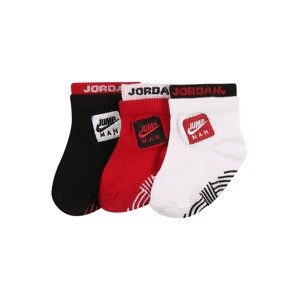 Jordan Ponožky 'JUMPMAN BY NIKE'  červená / čierna / biela