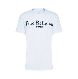 True Religion Tričko  biela / tmavomodrá