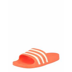 ADIDAS PERFORMANCE Plážové / kúpacie topánky 'Aqua Adilette'  oranžová / biela