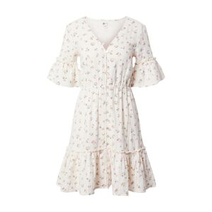 BILLABONG Košeľové šaty 'LOVE GAME'  biela / ružová / kaki