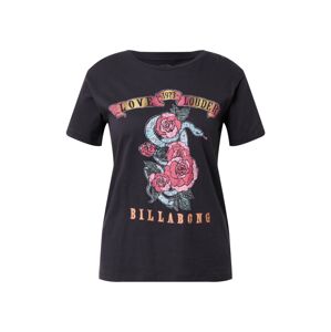 BILLABONG Shirt 'LAZY DAYS'  čierna / svetlomodrá / ružová / ružová / žltá