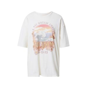 BILLABONG Funkčné tričko 'DREAMY DAY'  biela / svetločervená / svetlooranžová / svetlomodrá / svetloružová