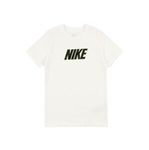 Nike Sportswear Tričko  biela / čierna / neónovo žltá