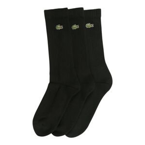 LACOSTE Ponožky  čierna / biela / zelená / červená