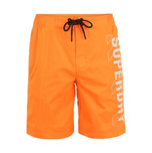 Superdry Surferské šortky  oranžová / svetlosivá