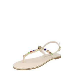 BUFFALO Sandále 'Rachel Diamonds'  béžová / zmiešané farby