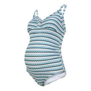 Esprit Maternity Jednodielne plavky  modrá / biela / tyrkysová