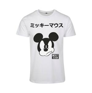 Mister Tee Tričko 'Mickey Japanese'  čierna / biela