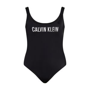 Calvin Klein Swimwear Plus Jednodielne plavky  čierna / biela