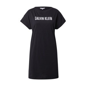 Calvin Klein Swimwear Letné šaty  čierna / biela