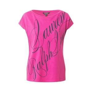 Lauren Ralph Lauren Tričko 'Grieta'  ružová / tmavomodrá