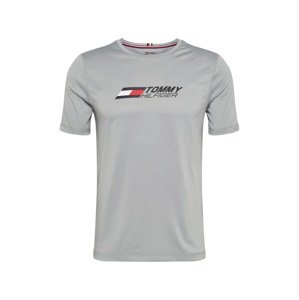 Tommy Sport Funkčné tričko 'ESSENTIALS'  striebornosivá / červená / biela / tmavomodrá