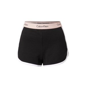 Calvin Klein Underwear Pyžamové nohavice  čierna / staroružová / biela