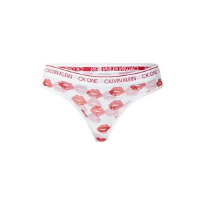 Calvin Klein Underwear Tangá  červená / biela