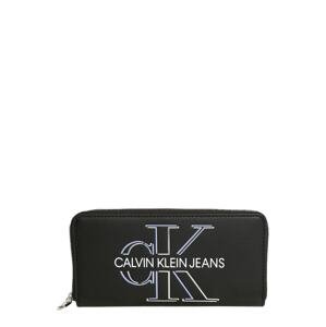 Calvin Klein Jeans Peňaženka 'ZIP AROUND GLOW'  čierna
