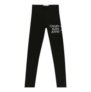 Calvin Klein Jeans Legíny  čierna / biela / svetloružová