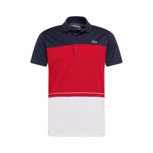 Lacoste Sport Funkčné tričko  biela / červená / námornícka modrá