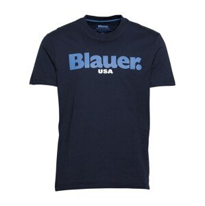 Blauer.USA Tričko 'MANICA'  námornícka modrá / modrá