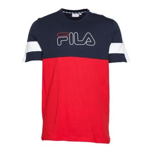 FILA Funkčné tričko 'Jadon'  biela / červená / námornícka modrá