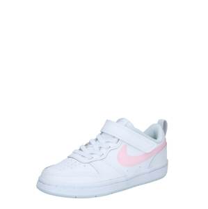 Nike Sportswear Tenisky 'COURT BOROUGH'  biela / svetloružová