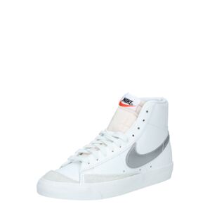 Nike Sportswear Členkové tenisky 'BLAZER MID 77'  strieborná / biela